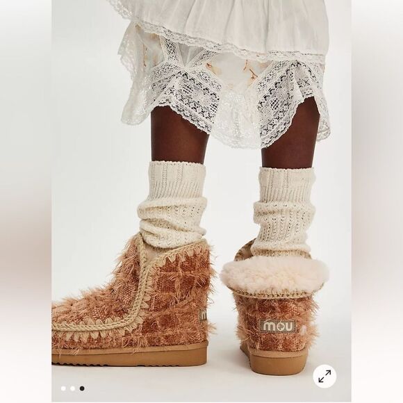 MOU Wooly Glacier Boots from Free People
